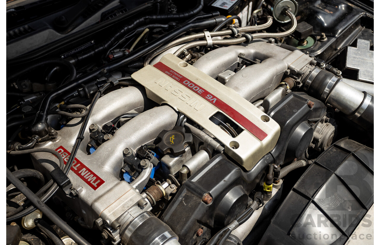 1/1992 Nissan 300ZX Targa 2d Coupe Black Twin Turbo 3.0L - 09/2001 Import