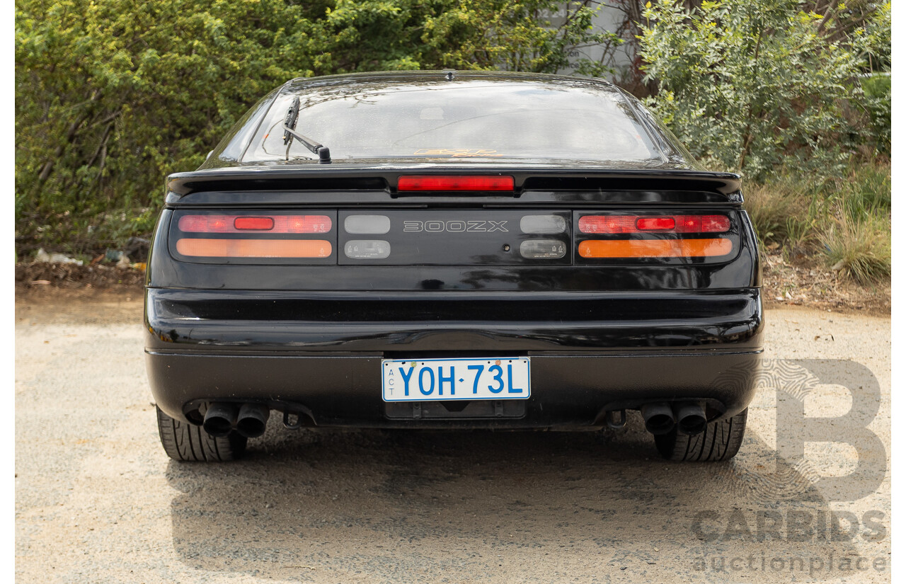 1/1992 Nissan 300ZX Targa 2d Coupe Black Twin Turbo 3.0L - 09/2001 Import