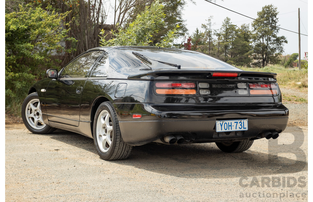 1/1992 Nissan 300ZX Targa 2d Coupe Black Twin Turbo 3.0L - 09/2001 Import
