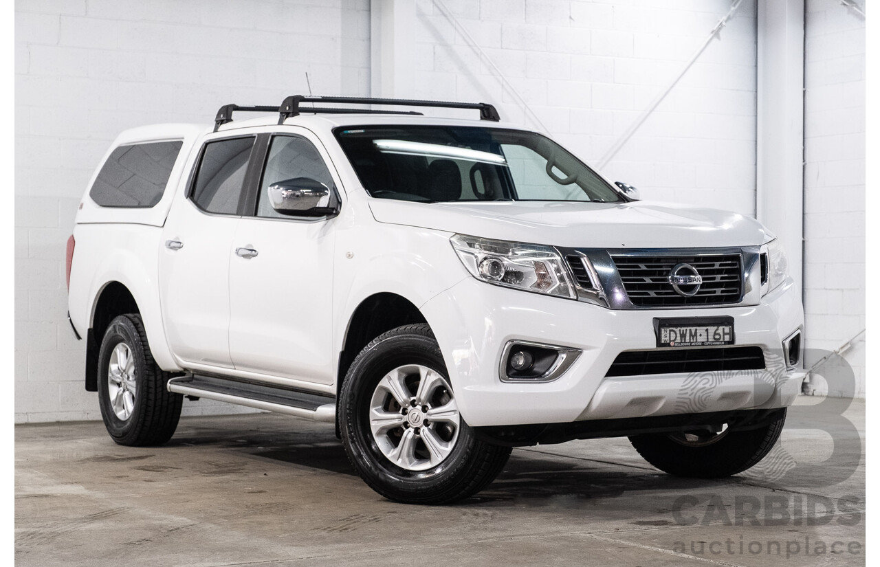 09/2017 Nissan Navara ST (4x4) D23 Series II Dual Cab Utility Polar White Twin Turbo Diesel 2.3L