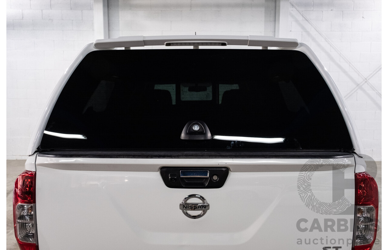 09/2017 Nissan Navara ST (4x4) D23 Series II Dual Cab Utility Polar White Twin Turbo Diesel 2.3L