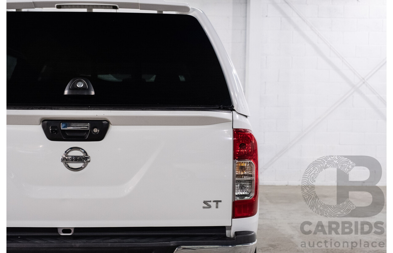 09/2017 Nissan Navara ST (4x4) D23 Series II Dual Cab Utility Polar White Twin Turbo Diesel 2.3L