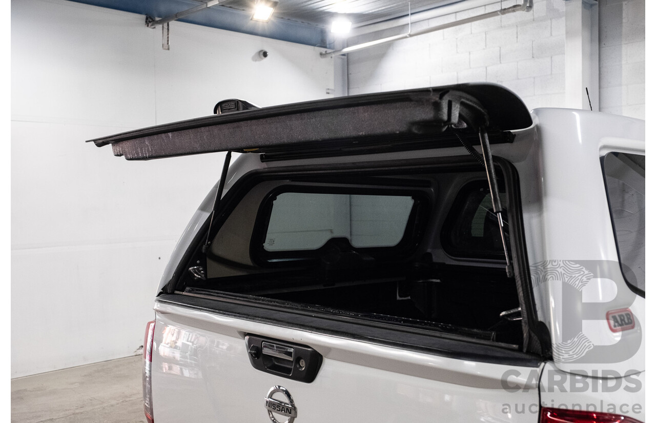 09/2017 Nissan Navara ST (4x4) D23 Series II Dual Cab Utility Polar White Twin Turbo Diesel 2.3L