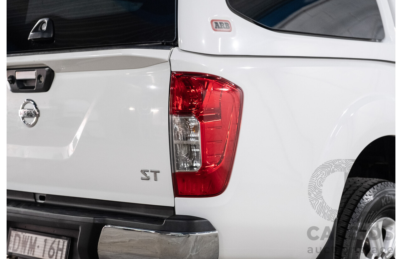 09/2017 Nissan Navara ST (4x4) D23 Series II Dual Cab Utility Polar White Twin Turbo Diesel 2.3L