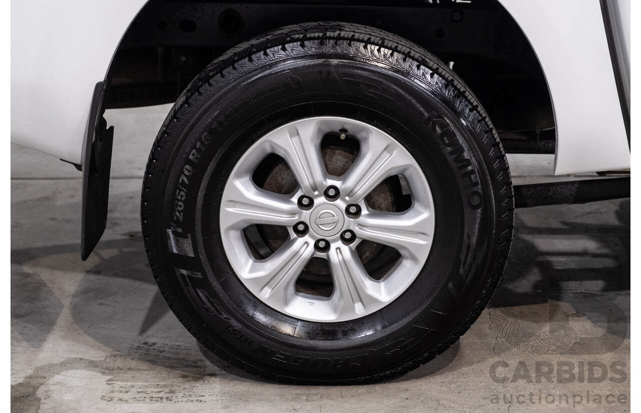 09/2017 Nissan Navara ST (4x4) D23 Series II Dual Cab Utility Polar White Twin Turbo Diesel 2.3L