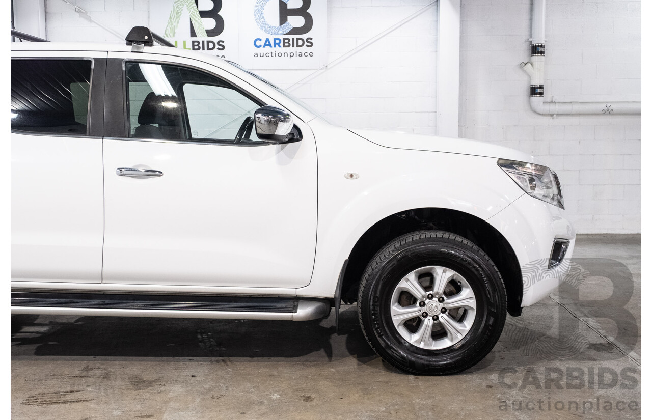 09/2017 Nissan Navara ST (4x4) D23 Series II Dual Cab Utility Polar White Twin Turbo Diesel 2.3L