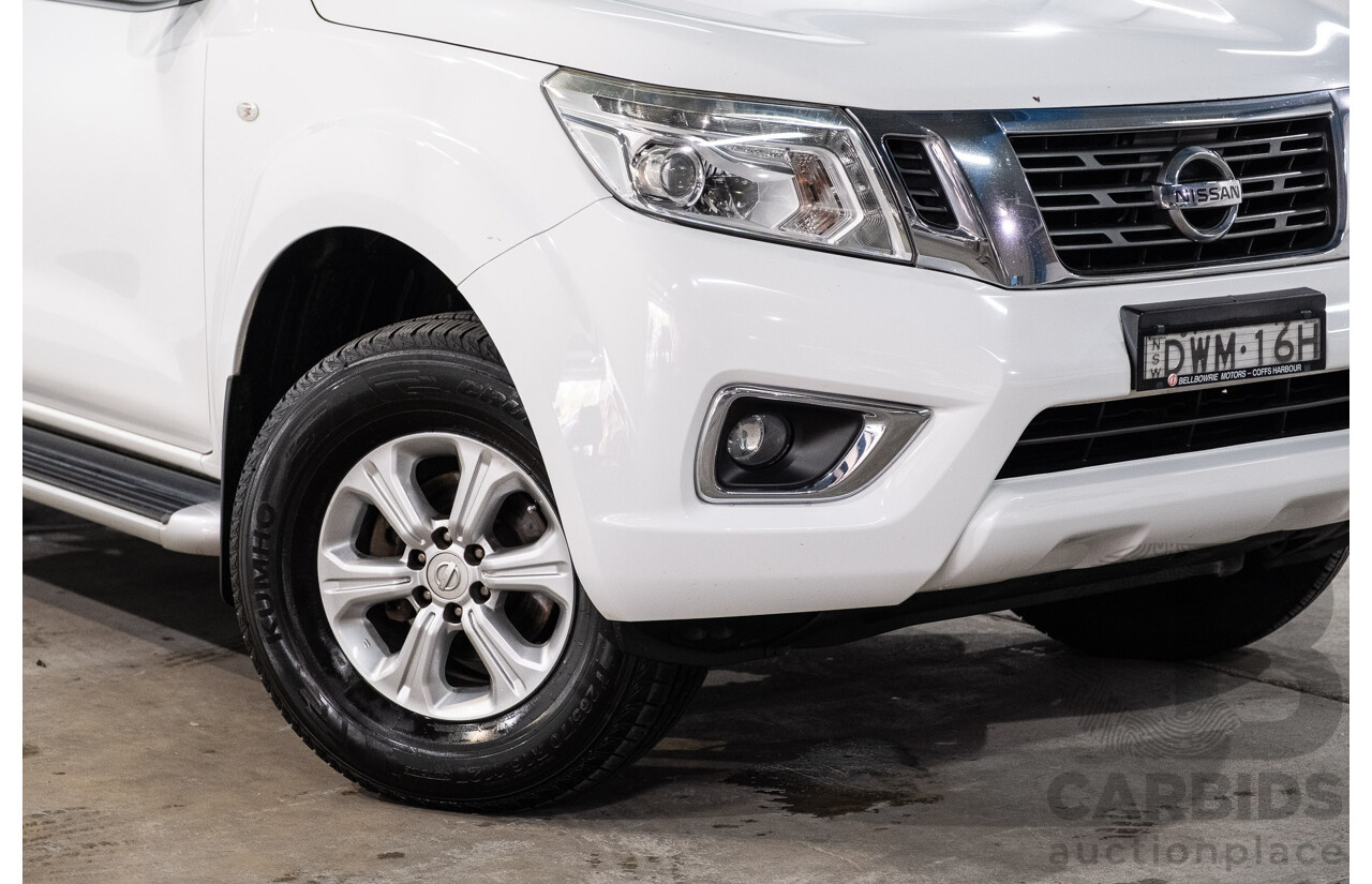 09/2017 Nissan Navara ST (4x4) D23 Series II Dual Cab Utility Polar White Twin Turbo Diesel 2.3L