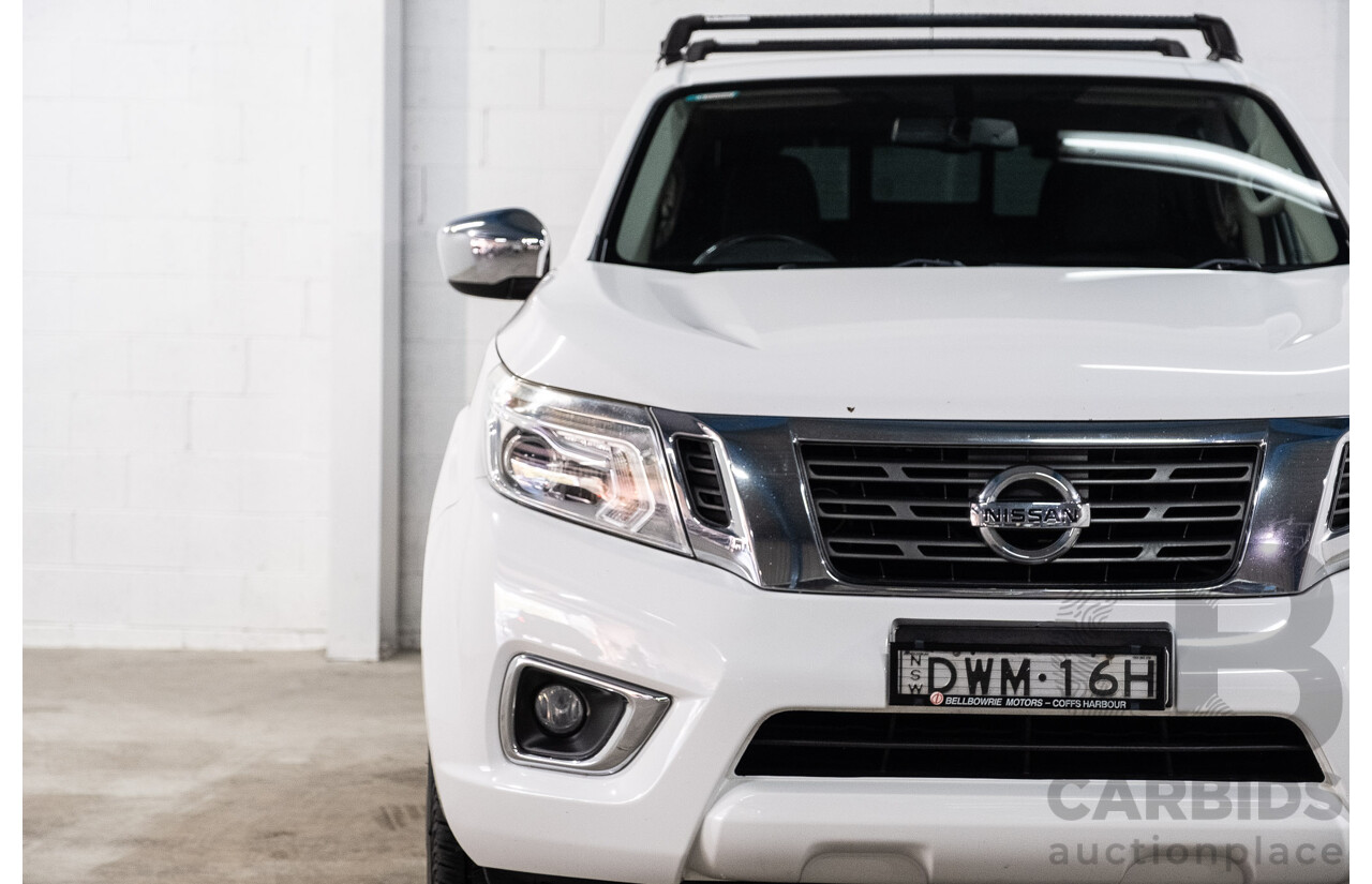 09/2017 Nissan Navara ST (4x4) D23 Series II Dual Cab Utility Polar White Twin Turbo Diesel 2.3L