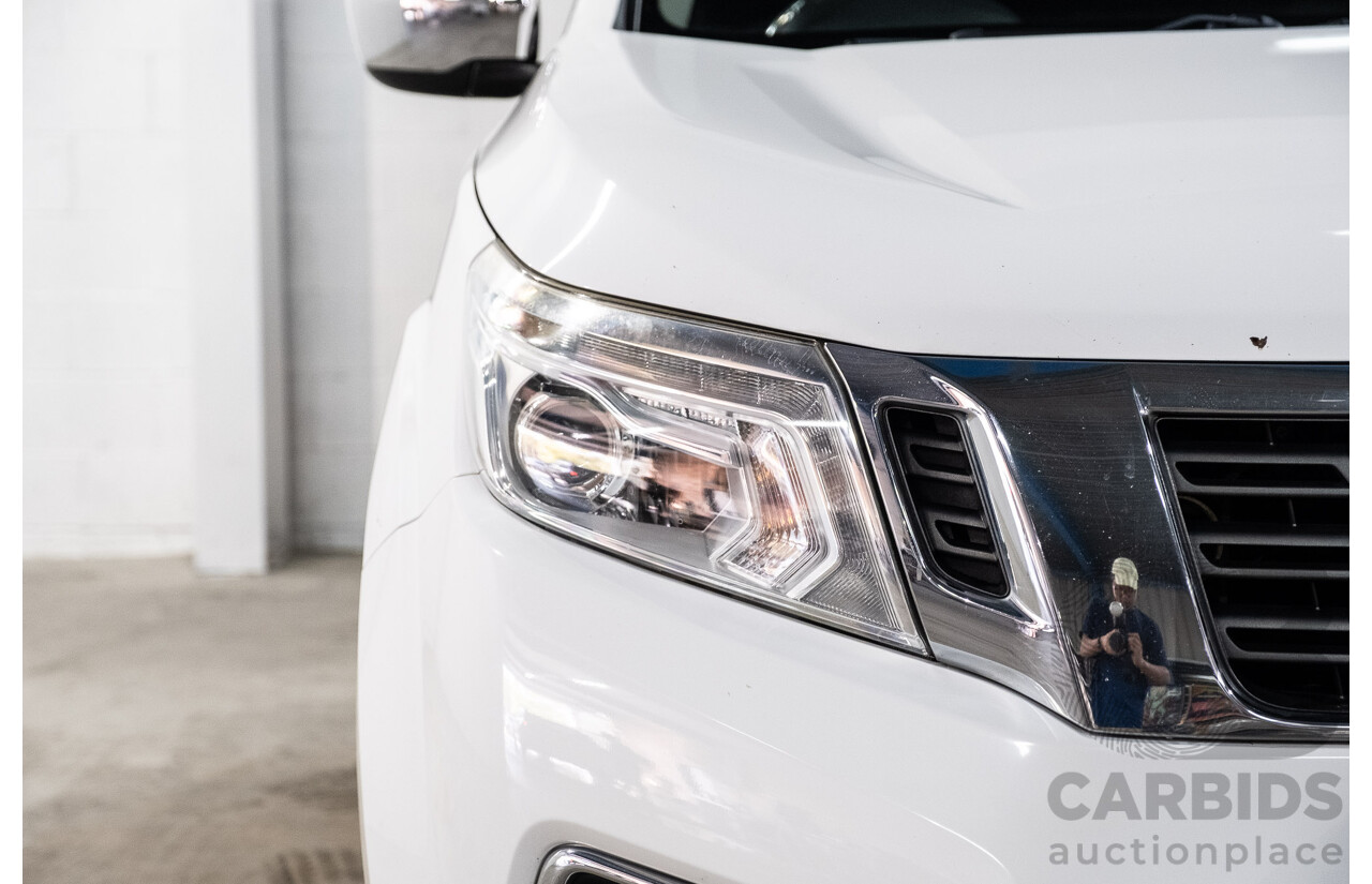 09/2017 Nissan Navara ST (4x4) D23 Series II Dual Cab Utility Polar White Twin Turbo Diesel 2.3L