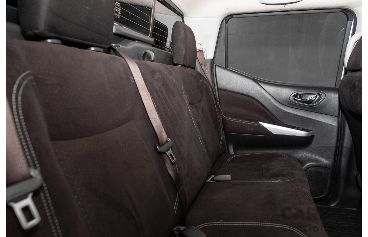 09/2017 Nissan Navara ST (4x4) D23 Series II Dual Cab Utility Polar White Twin Turbo Diesel 2.3L