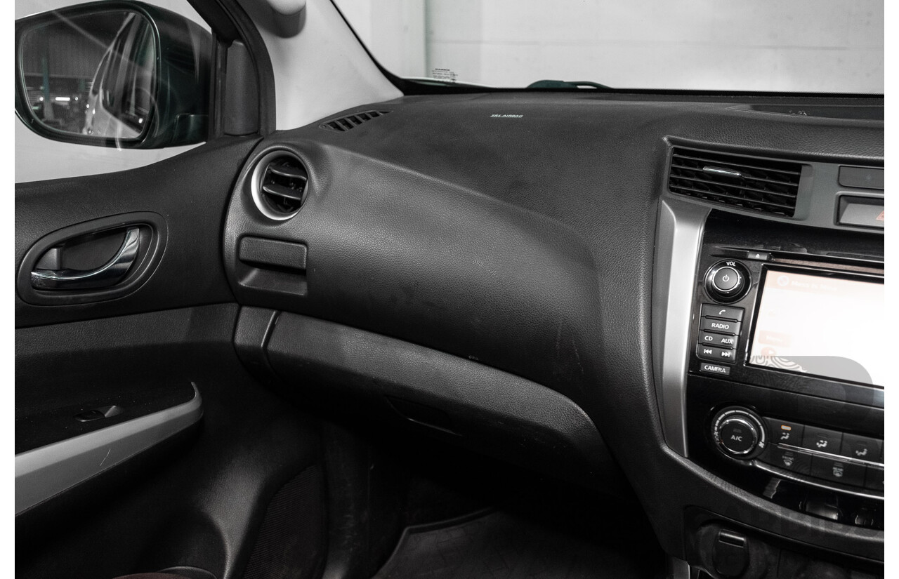 09/2017 Nissan Navara ST (4x4) D23 Series II Dual Cab Utility Polar White Twin Turbo Diesel 2.3L