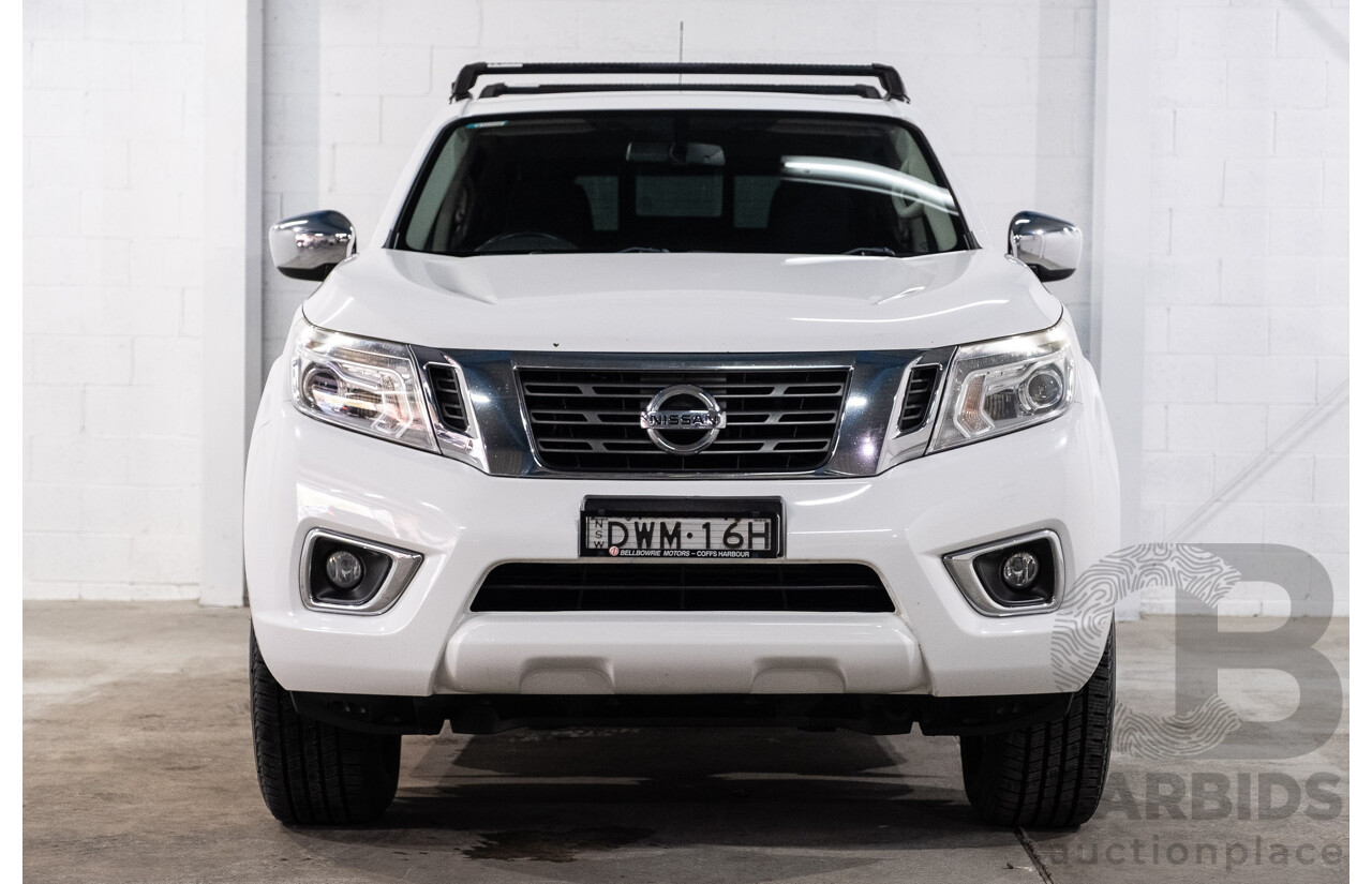 09/2017 Nissan Navara ST (4x4) D23 Series II Dual Cab Utility Polar White Twin Turbo Diesel 2.3L