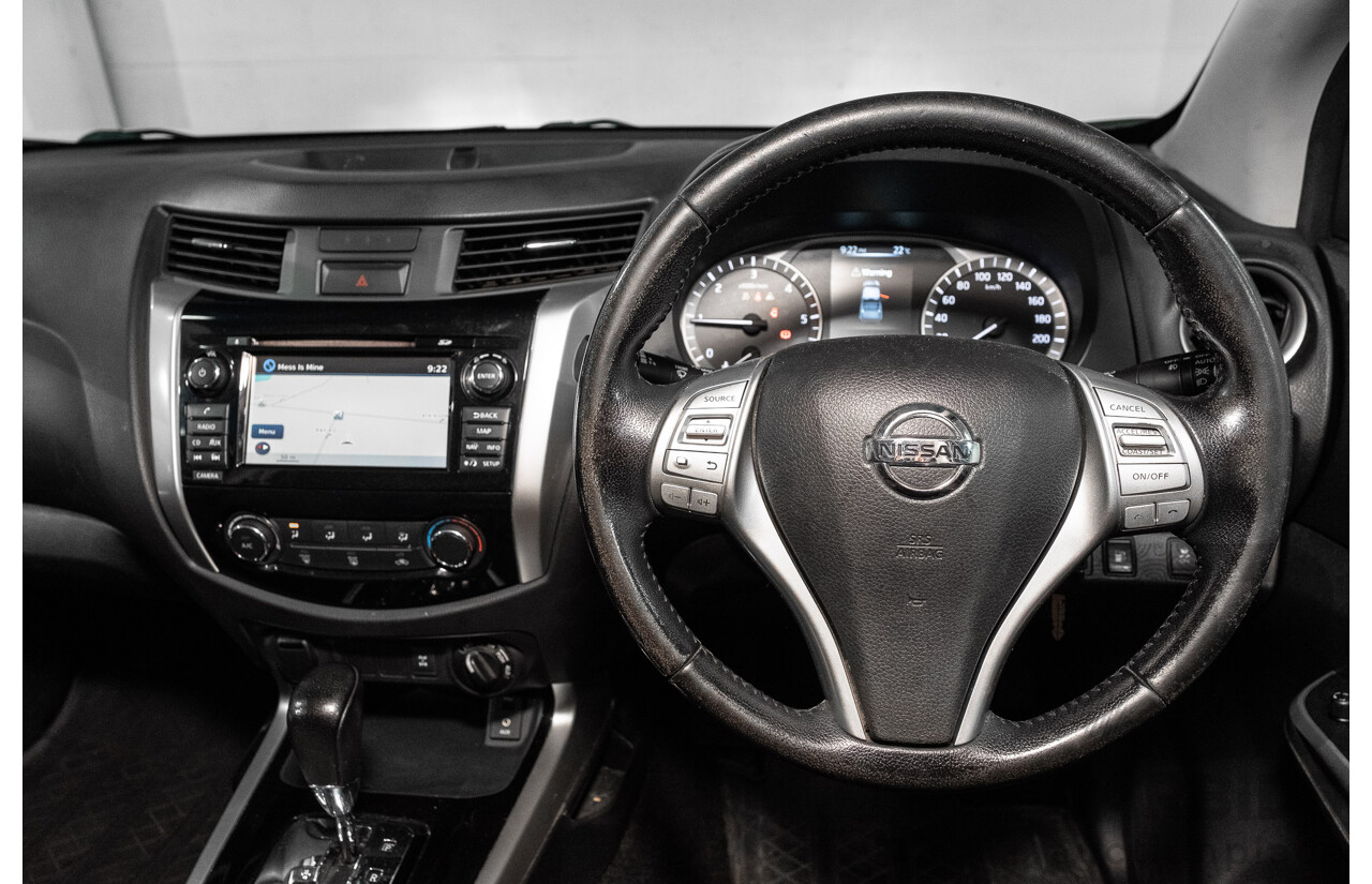 09/2017 Nissan Navara ST (4x4) D23 Series II Dual Cab Utility Polar White Twin Turbo Diesel 2.3L