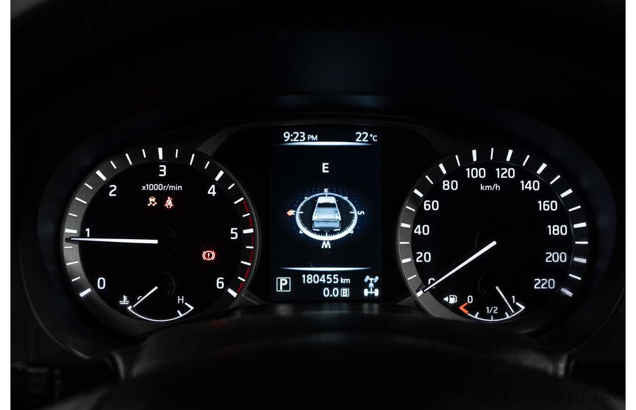 09/2017 Nissan Navara ST (4x4) D23 Series II Dual Cab Utility Polar White Twin Turbo Diesel 2.3L