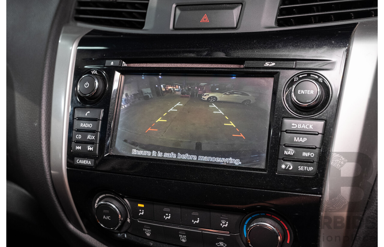 09/2017 Nissan Navara ST (4x4) D23 Series II Dual Cab Utility Polar White Twin Turbo Diesel 2.3L