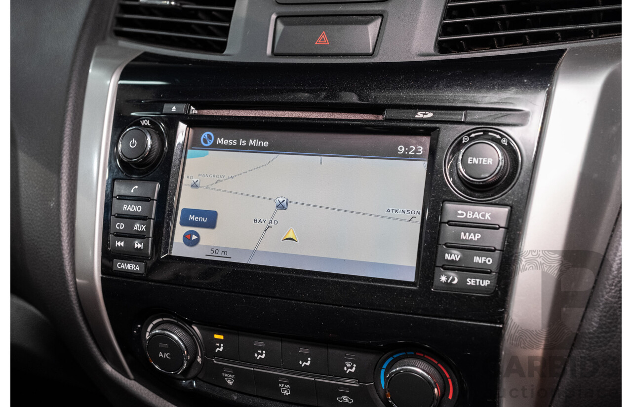 09/2017 Nissan Navara ST (4x4) D23 Series II Dual Cab Utility Polar White Twin Turbo Diesel 2.3L