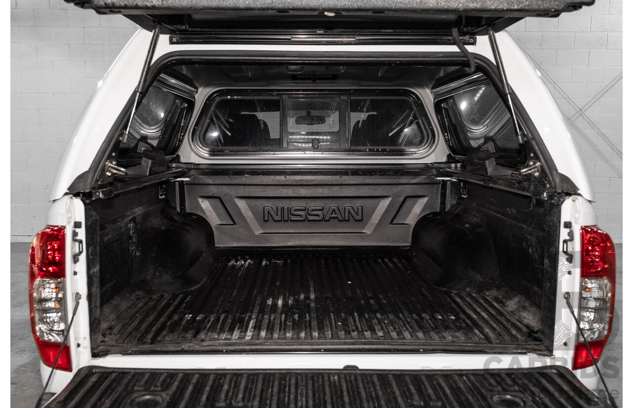 09/2017 Nissan Navara ST (4x4) D23 Series II Dual Cab Utility Polar White Twin Turbo Diesel 2.3L