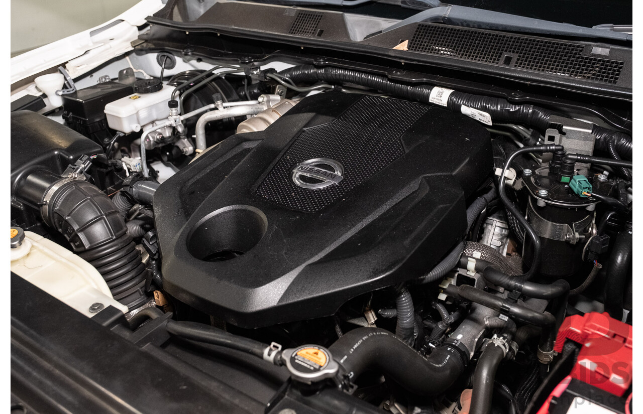 09/2017 Nissan Navara ST (4x4) D23 Series II Dual Cab Utility Polar White Twin Turbo Diesel 2.3L