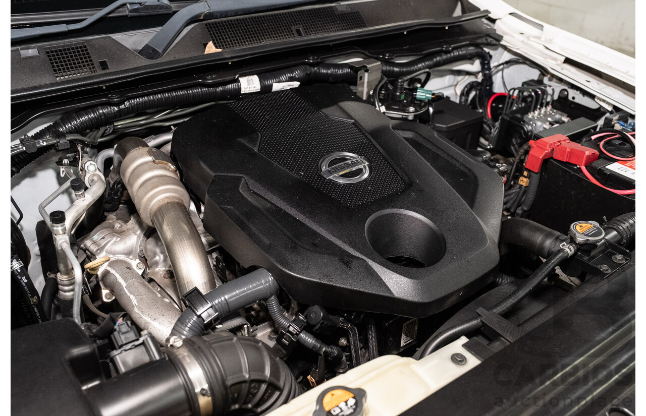 09/2017 Nissan Navara ST (4x4) D23 Series II Dual Cab Utility Polar White Twin Turbo Diesel 2.3L