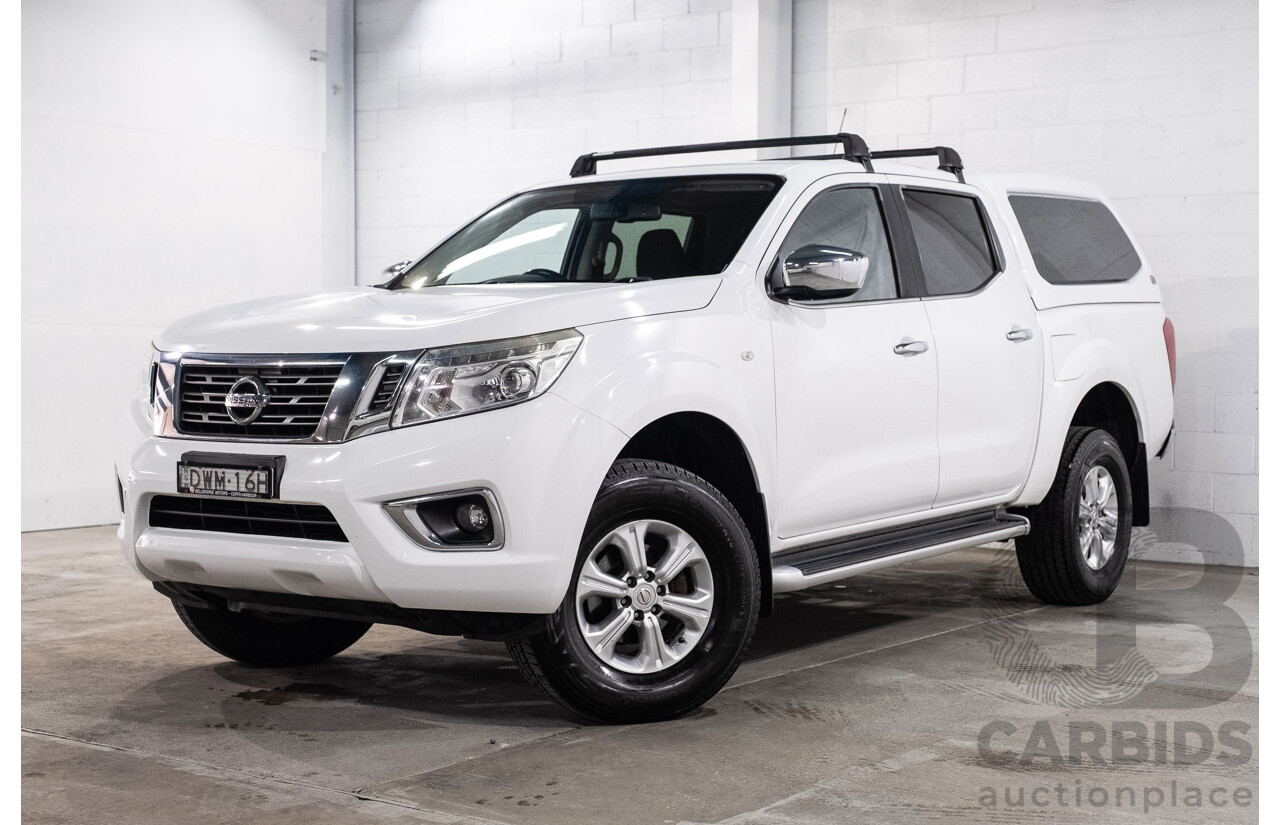 09/2017 Nissan Navara ST (4x4) D23 Series II Dual Cab Utility Polar White Twin Turbo Diesel 2.3L