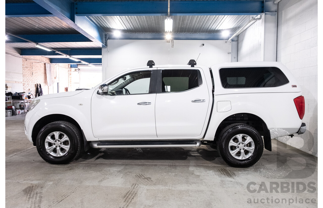 09/2017 Nissan Navara ST (4x4) D23 Series II Dual Cab Utility Polar White Twin Turbo Diesel 2.3L