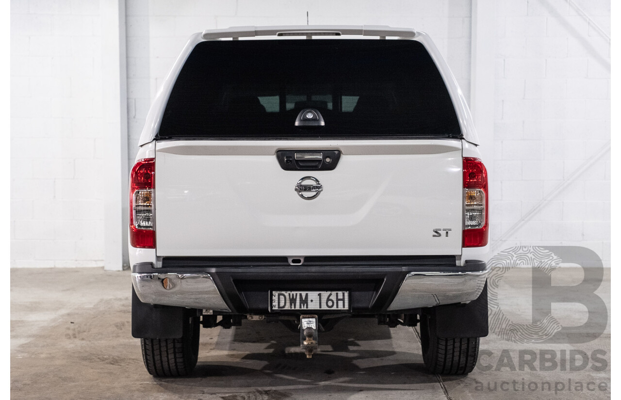 09/2017 Nissan Navara ST (4x4) D23 Series II Dual Cab Utility Polar White Twin Turbo Diesel 2.3L