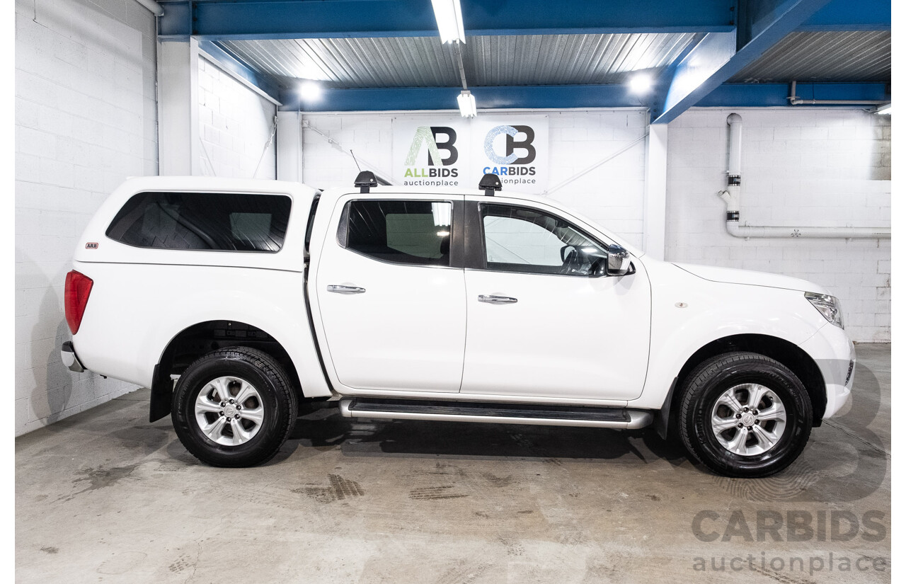 09/2017 Nissan Navara ST (4x4) D23 Series II Dual Cab Utility Polar White Twin Turbo Diesel 2.3L