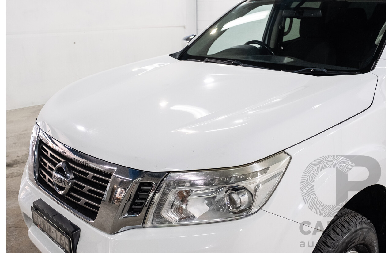09/2017 Nissan Navara ST (4x4) D23 Series II Dual Cab Utility Polar White Twin Turbo Diesel 2.3L