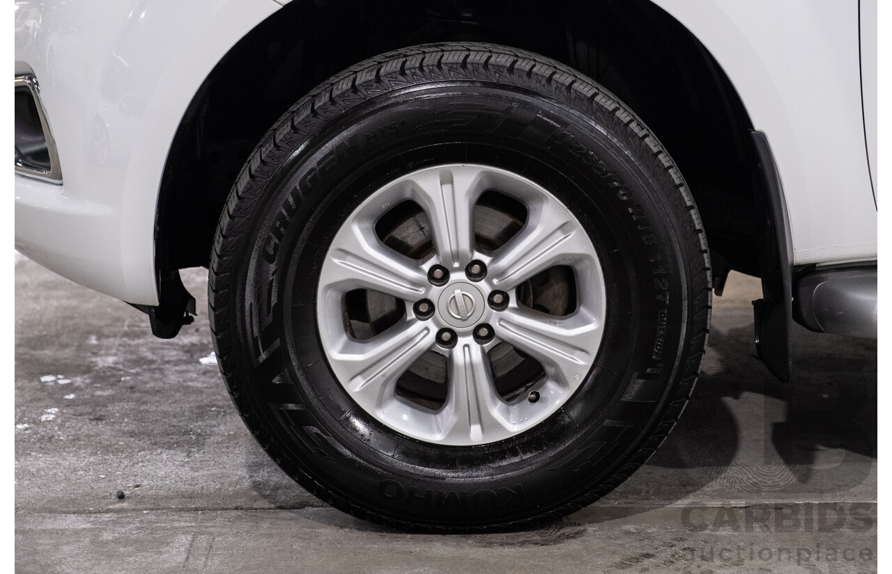 09/2017 Nissan Navara ST (4x4) D23 Series II Dual Cab Utility Polar White Twin Turbo Diesel 2.3L