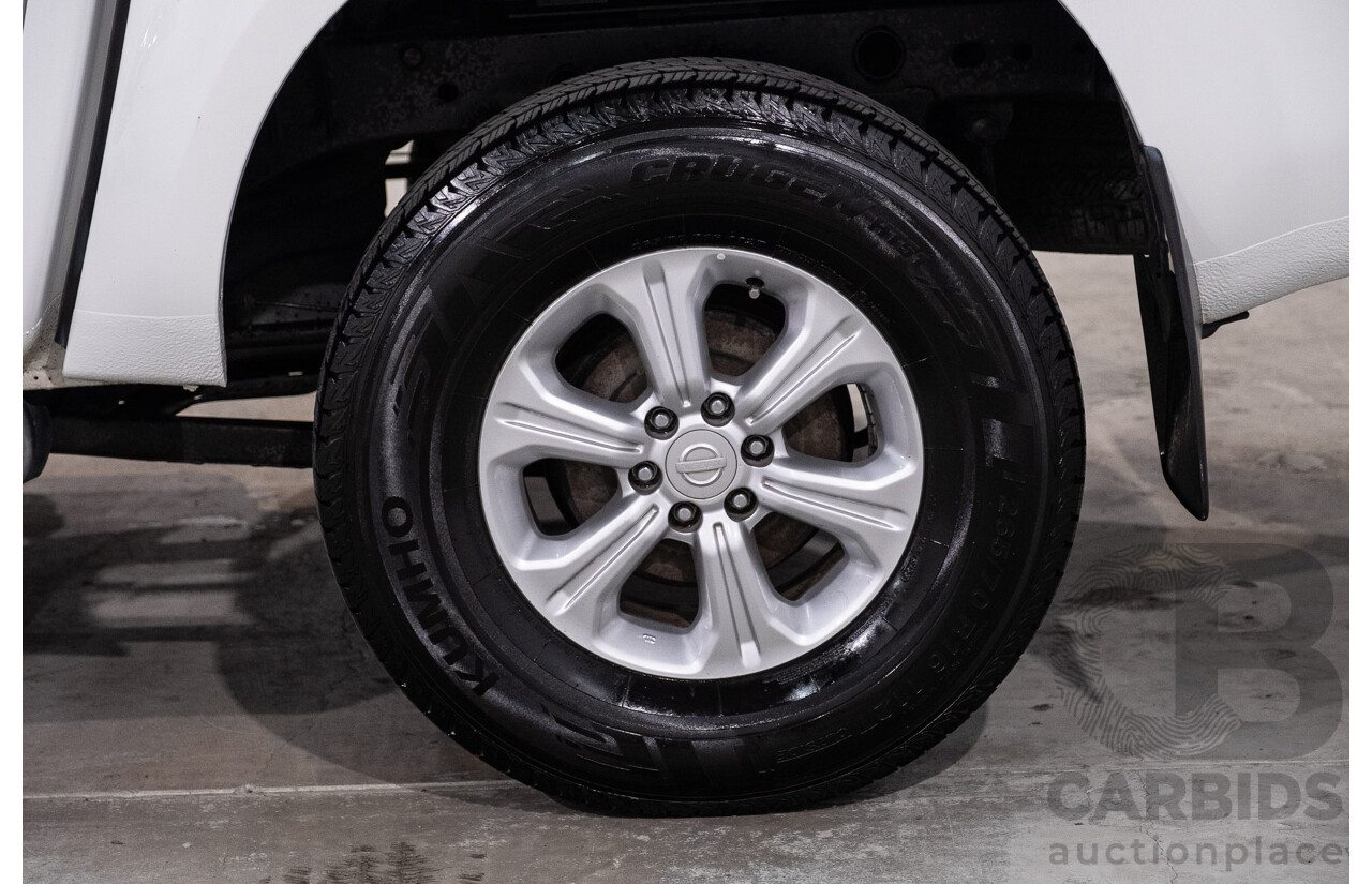 09/2017 Nissan Navara ST (4x4) D23 Series II Dual Cab Utility Polar White Twin Turbo Diesel 2.3L