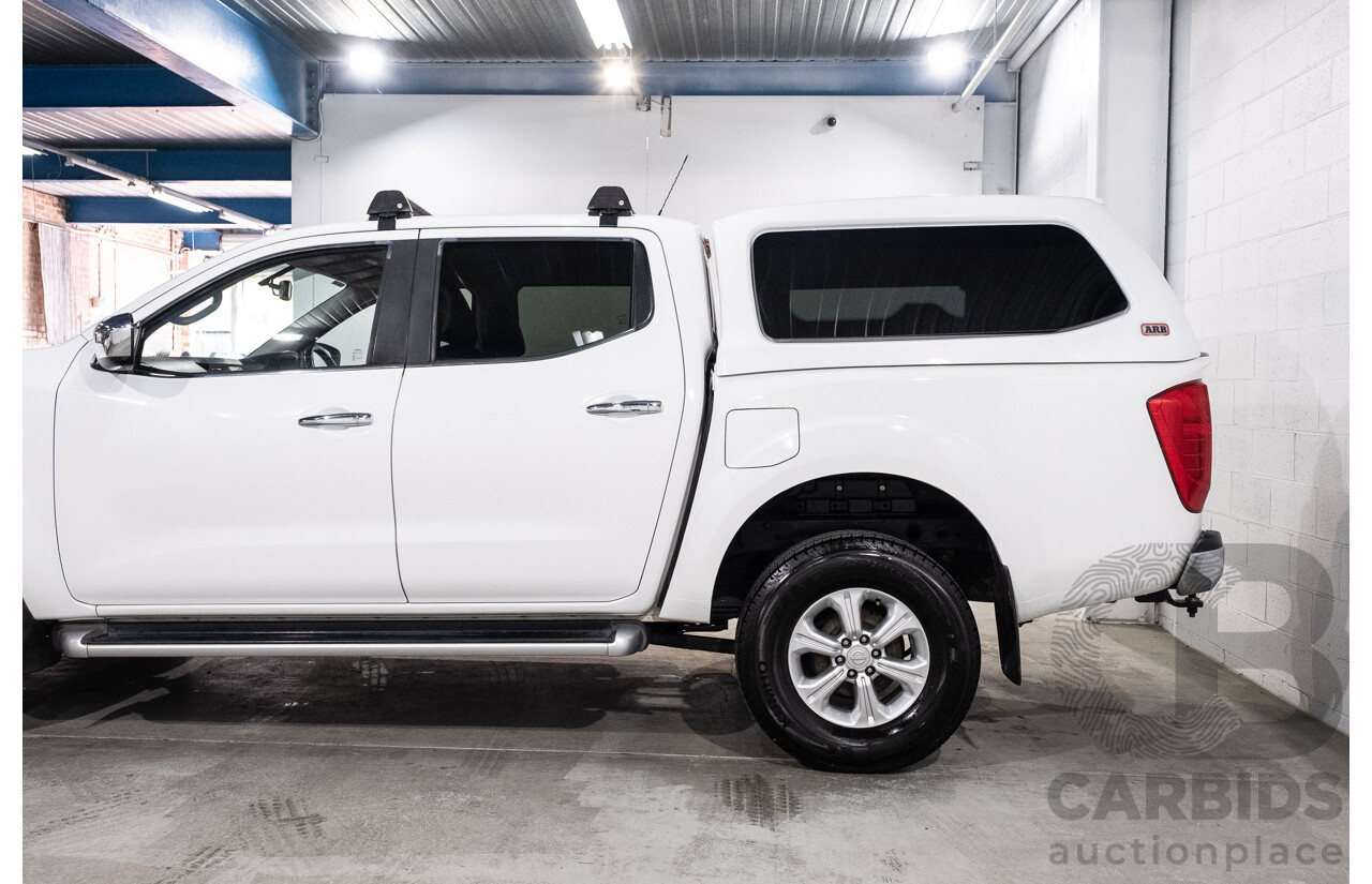 09/2017 Nissan Navara ST (4x4) D23 Series II Dual Cab Utility Polar White Twin Turbo Diesel 2.3L