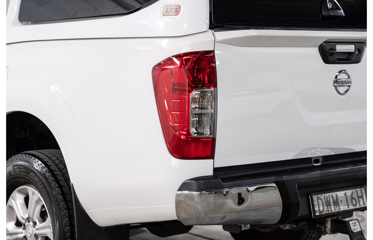 09/2017 Nissan Navara ST (4x4) D23 Series II Dual Cab Utility Polar White Twin Turbo Diesel 2.3L
