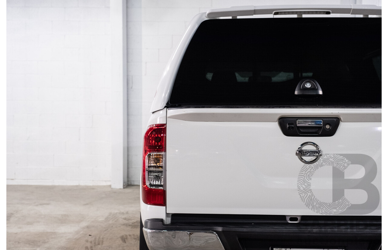 09/2017 Nissan Navara ST (4x4) D23 Series II Dual Cab Utility Polar White Twin Turbo Diesel 2.3L