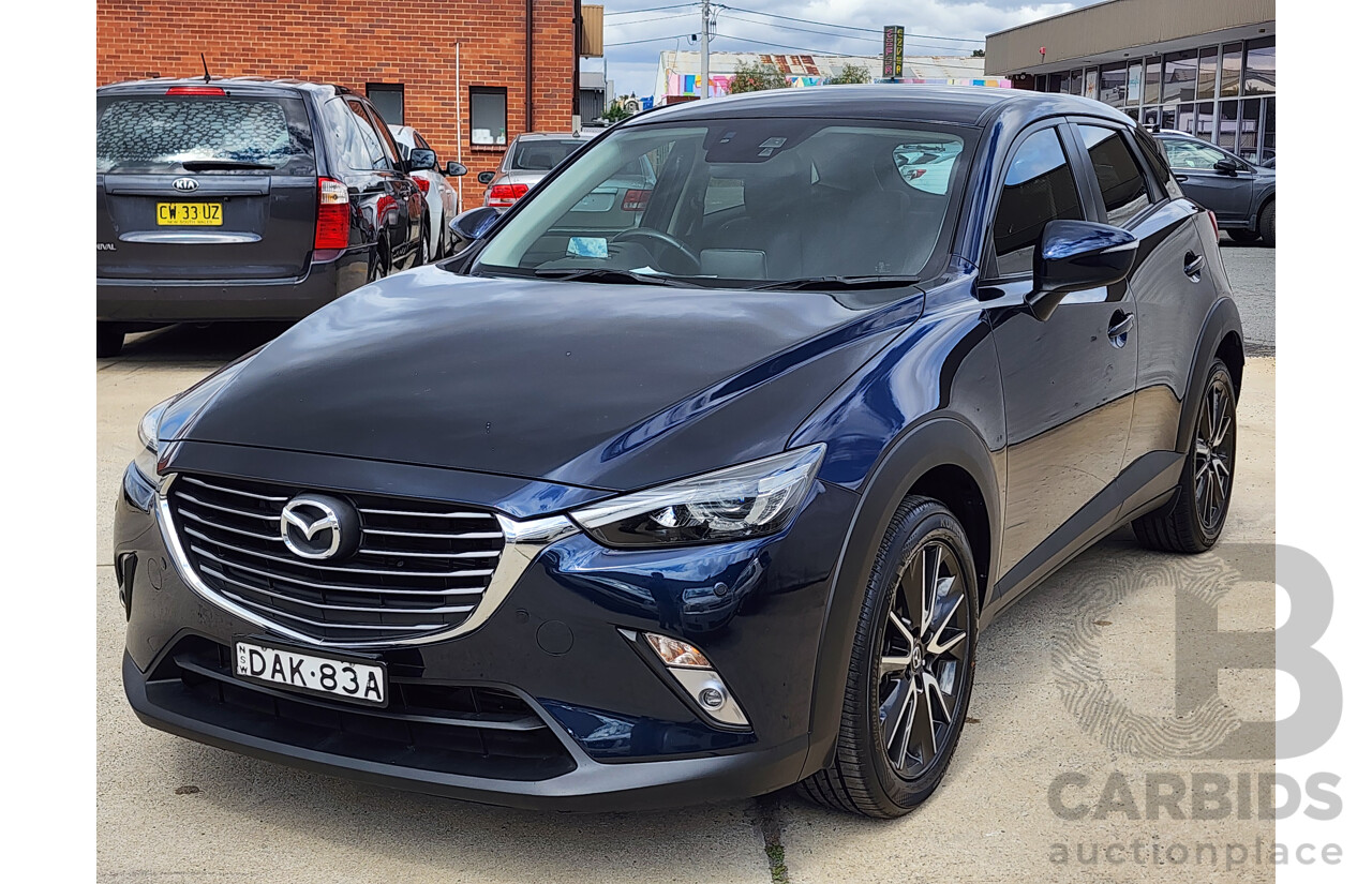 8/2015 Mazda CX-3 S-Touring DK Safety Pack 4d Wagon Deep Crystal Blue 2.0L