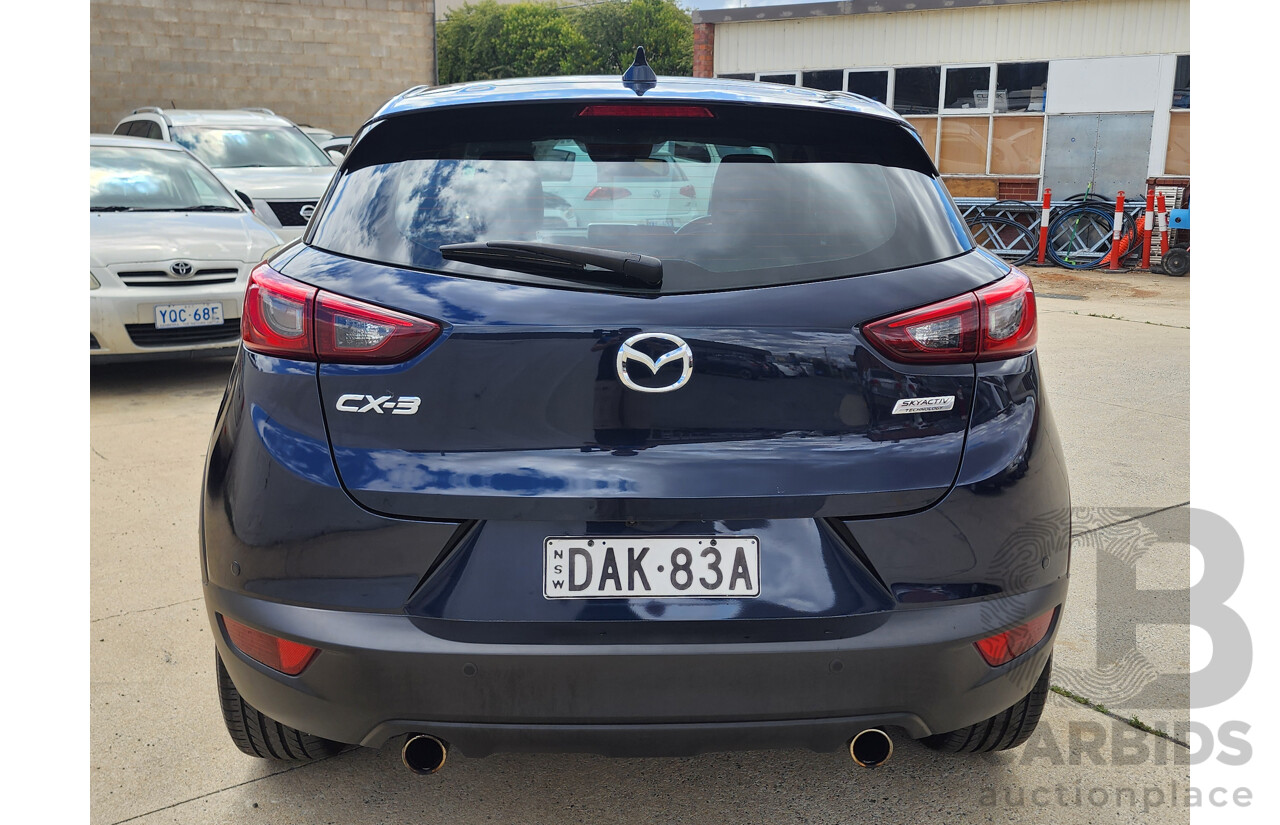 8/2015 Mazda CX-3 S-Touring DK Safety Pack 4d Wagon Deep Crystal Blue 2.0L