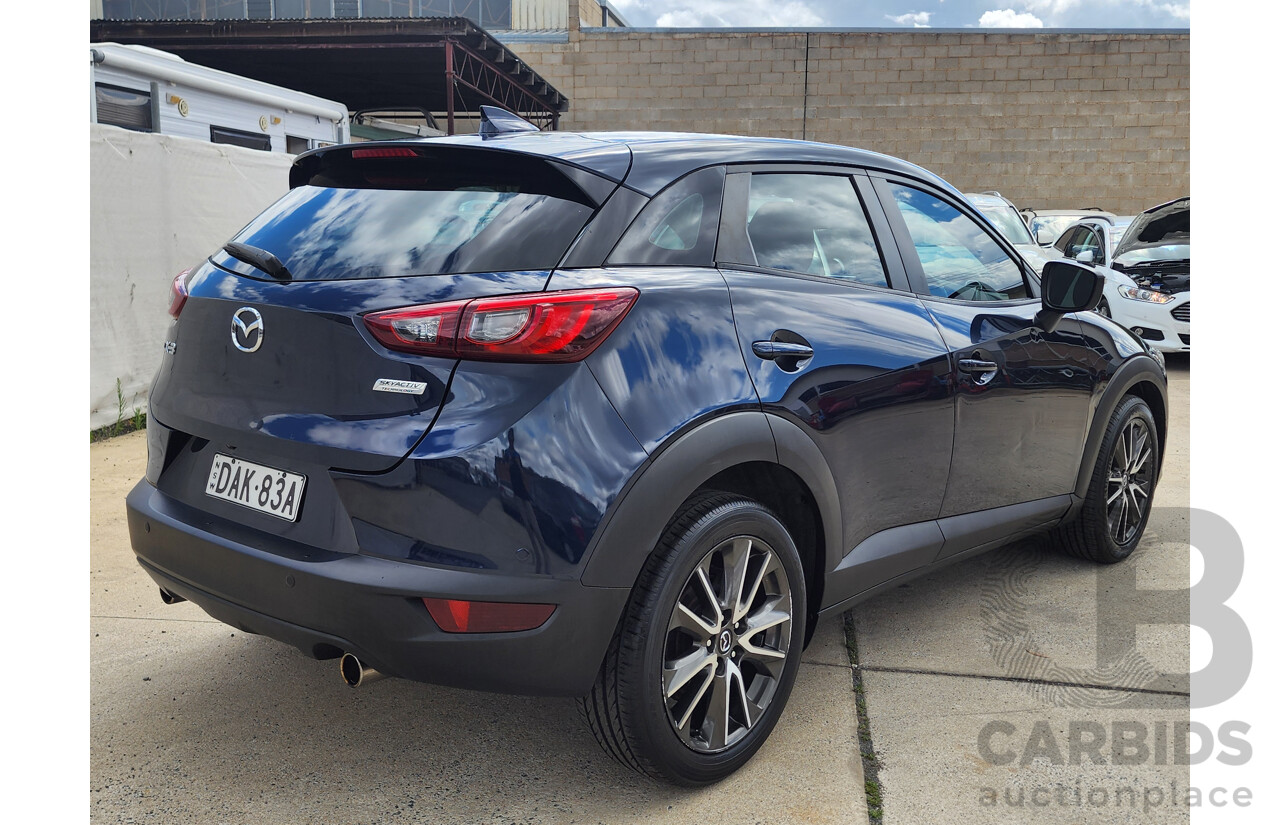 8/2015 Mazda CX-3 S-Touring DK Safety Pack 4d Wagon Deep Crystal Blue 2.0L