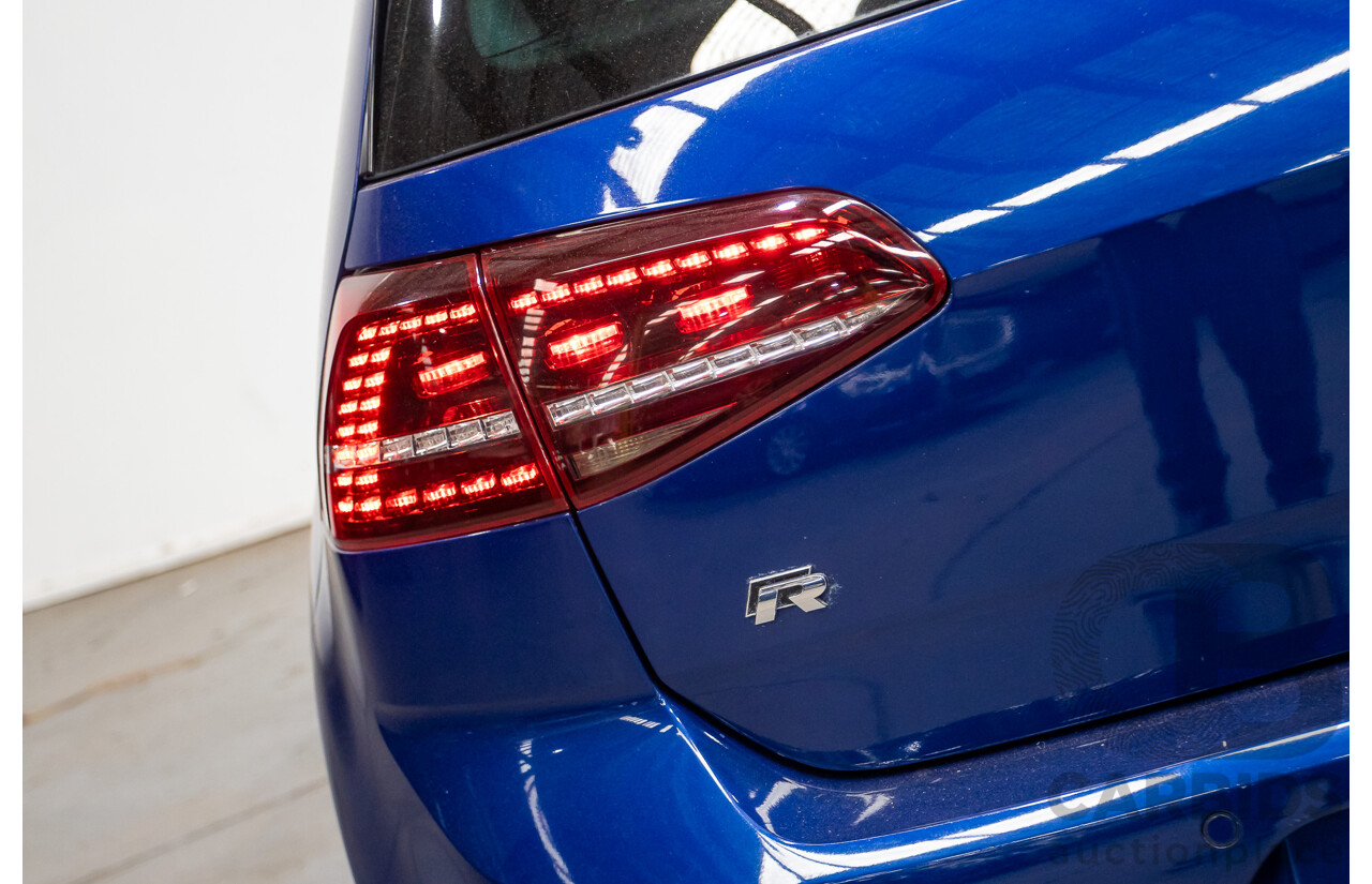 5/2014 Volkswagen Golf R Mk7 (AWD) AU MY14 5d Hatchback Lapiz Blue Metallic Turbo 2.0L