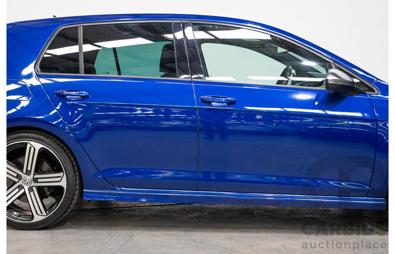 5/2014 Volkswagen Golf R Mk7 (AWD) AU MY14 5d Hatchback Lapiz Blue Metallic Turbo 2.0L