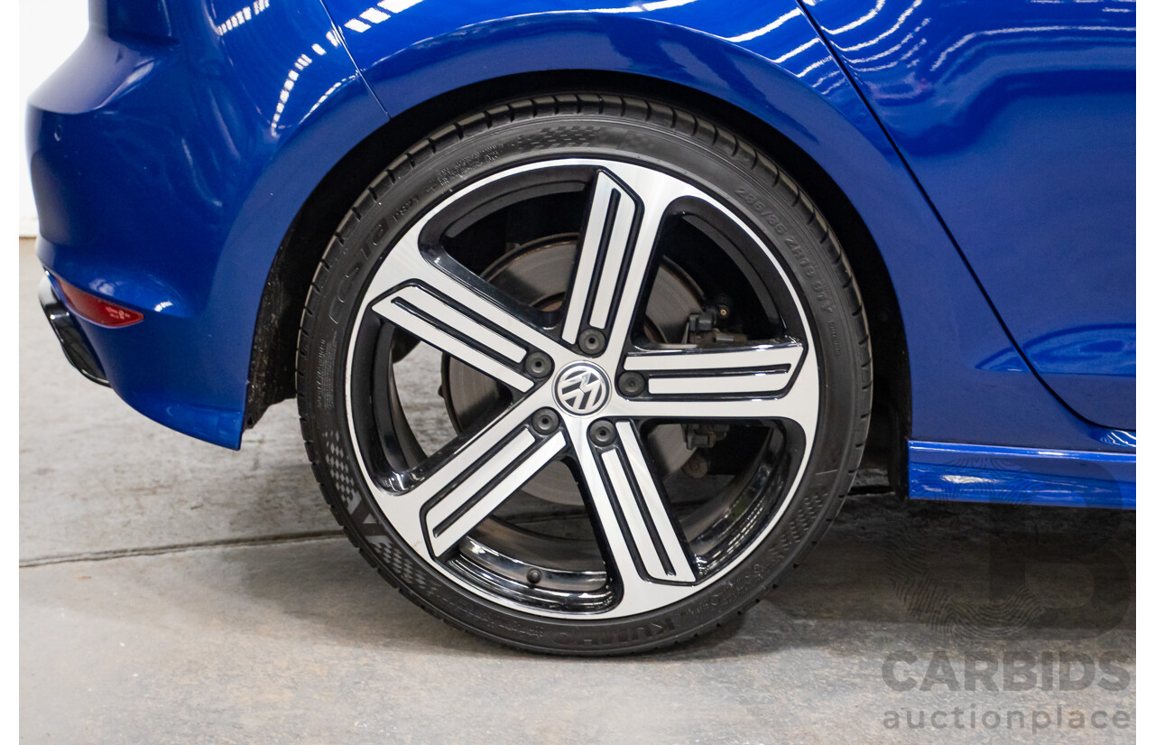 5/2014 Volkswagen Golf R Mk7 (AWD) AU MY14 5d Hatchback Lapiz Blue Metallic Turbo 2.0L