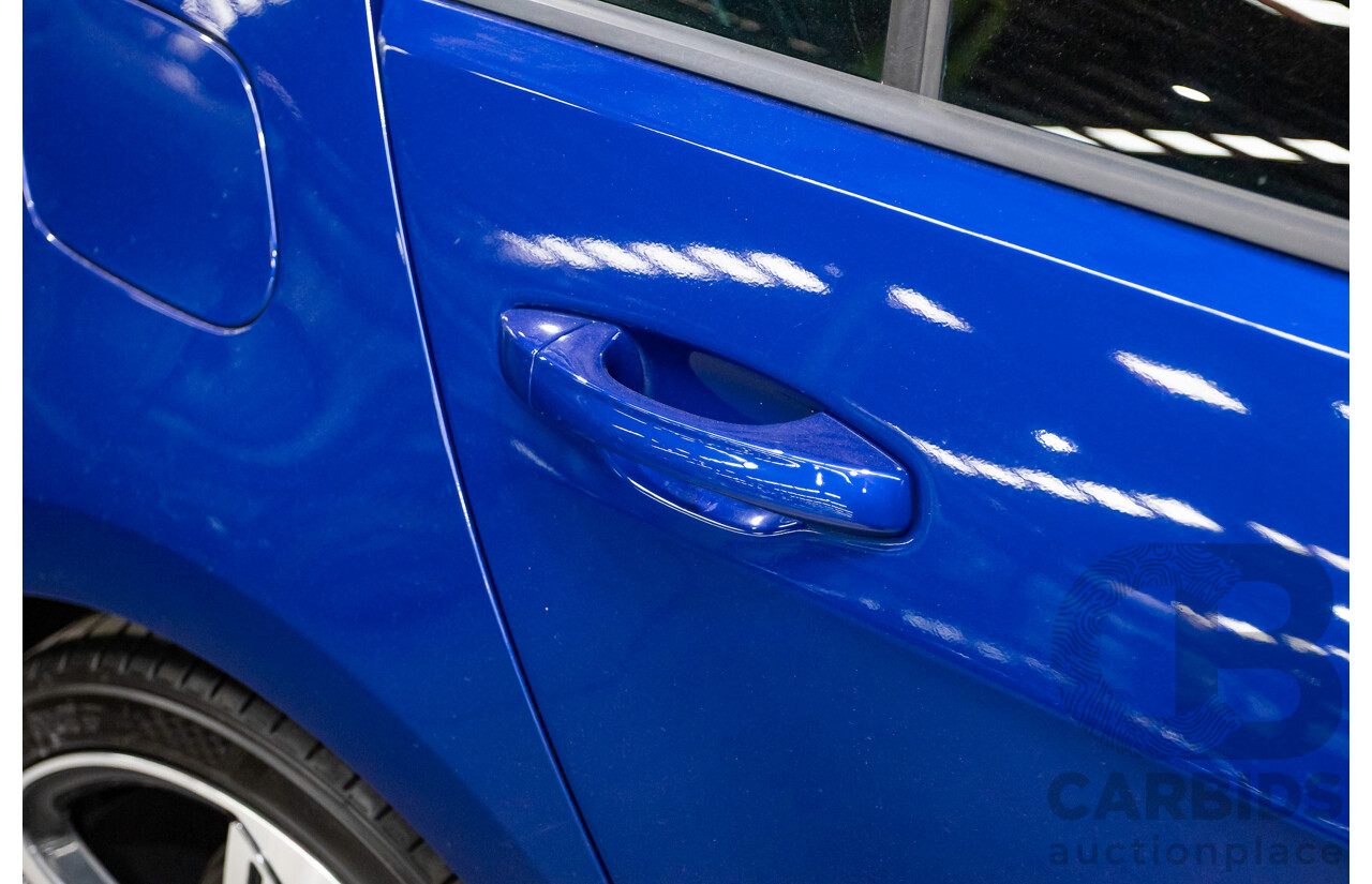 5/2014 Volkswagen Golf R Mk7 (AWD) AU MY14 5d Hatchback Lapiz Blue Metallic Turbo 2.0L