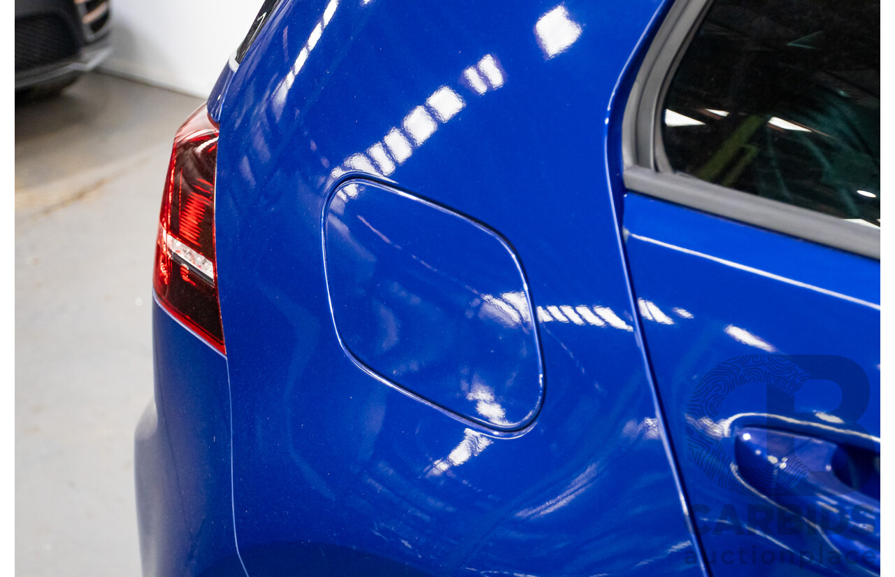 5/2014 Volkswagen Golf R Mk7 (AWD) AU MY14 5d Hatchback Lapiz Blue Metallic Turbo 2.0L