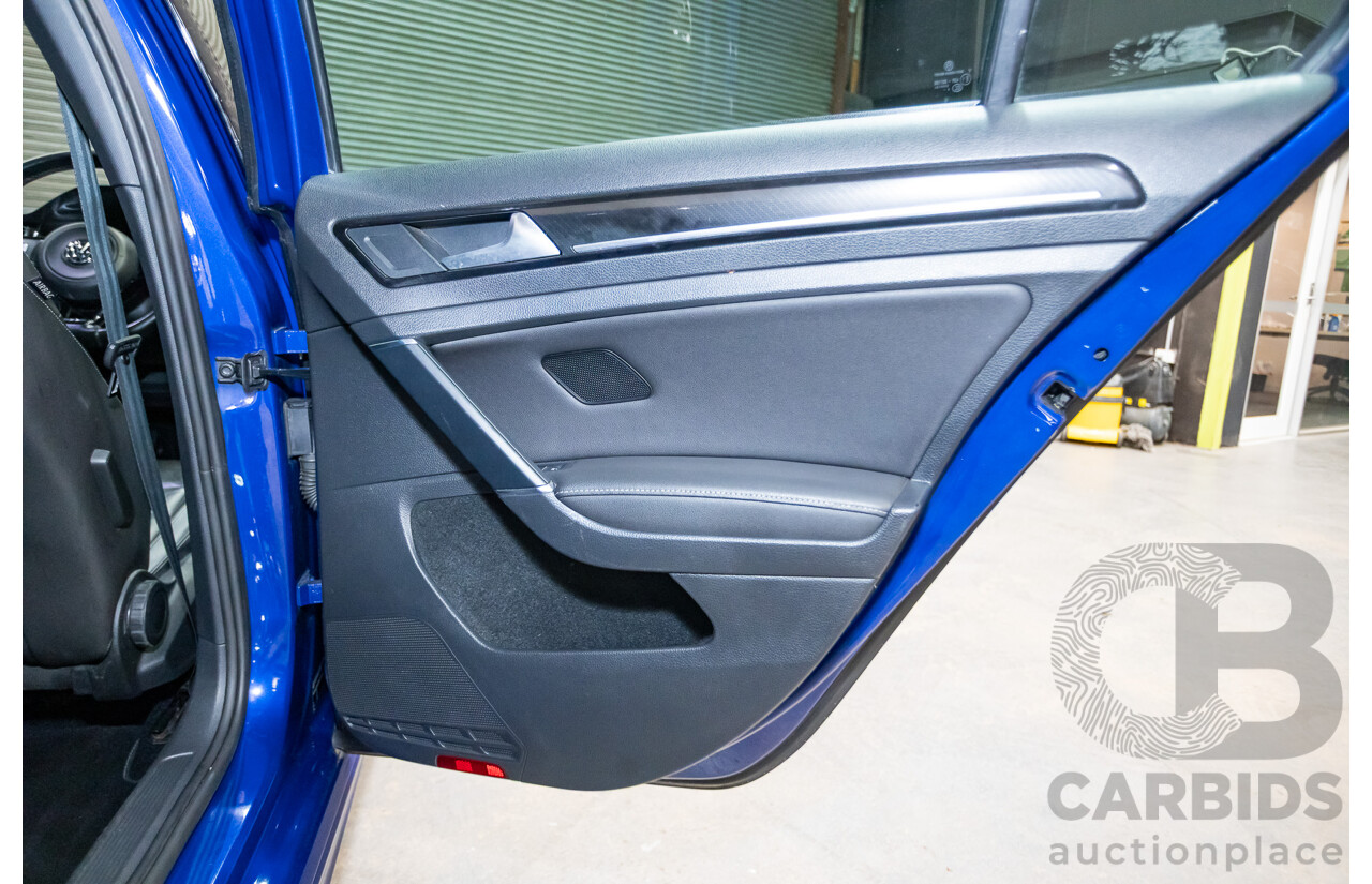 5/2014 Volkswagen Golf R Mk7 (AWD) AU MY14 5d Hatchback Lapiz Blue Metallic Turbo 2.0L