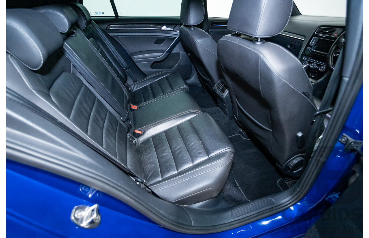 5/2014 Volkswagen Golf R Mk7 (AWD) AU MY14 5d Hatchback Lapiz Blue Metallic Turbo 2.0L