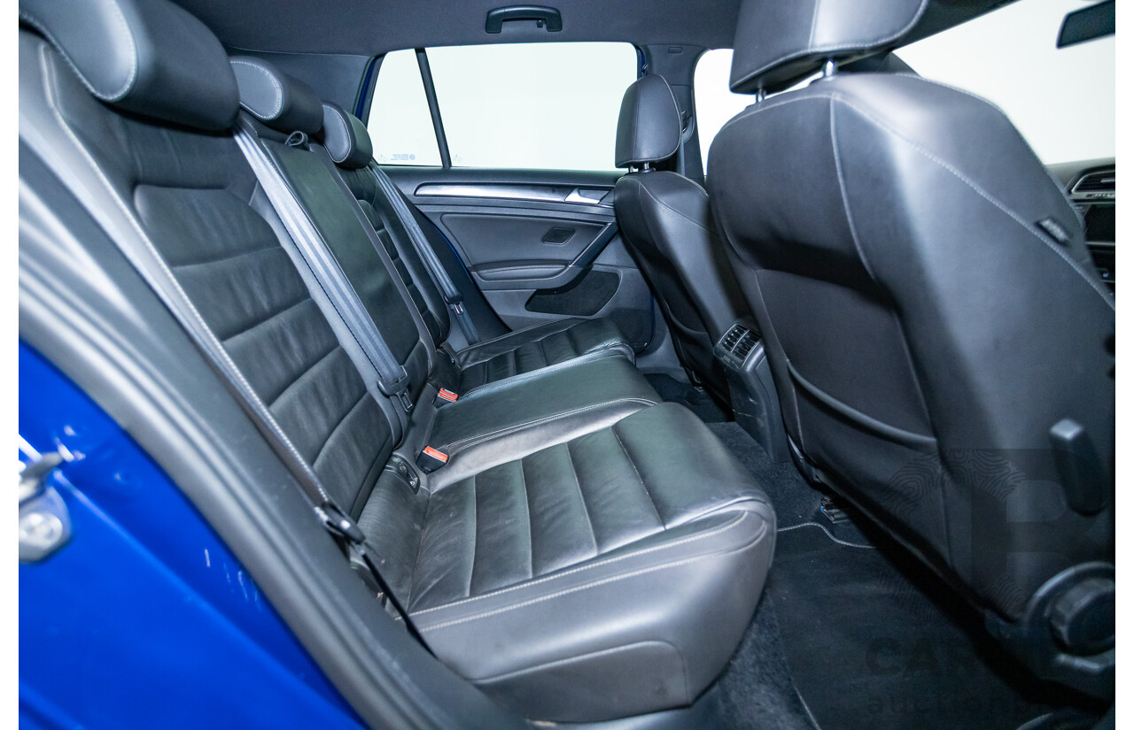 5/2014 Volkswagen Golf R Mk7 (AWD) AU MY14 5d Hatchback Lapiz Blue Metallic Turbo 2.0L