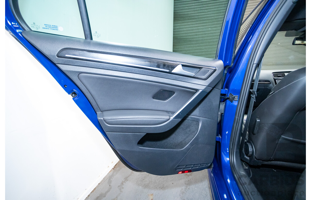 5/2014 Volkswagen Golf R Mk7 (AWD) AU MY14 5d Hatchback Lapiz Blue Metallic Turbo 2.0L
