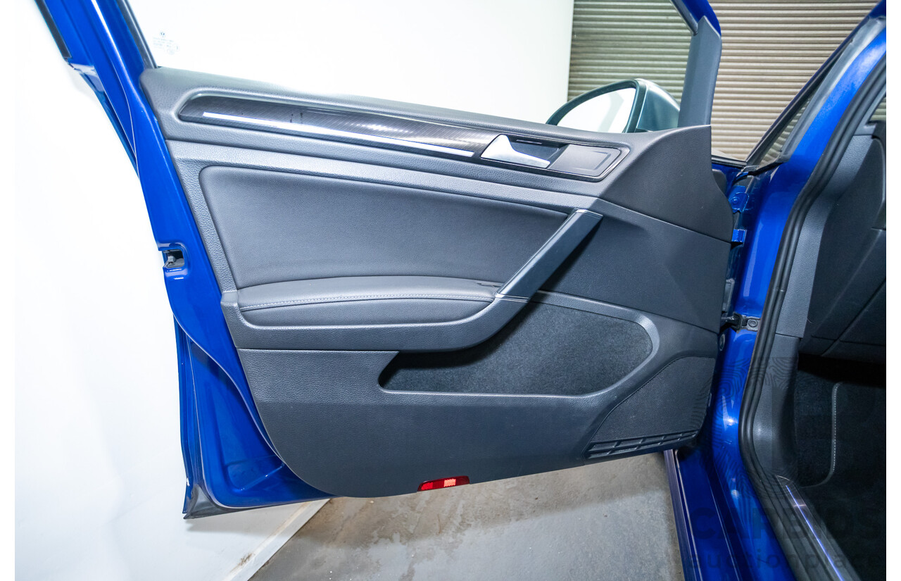 5/2014 Volkswagen Golf R Mk7 (AWD) AU MY14 5d Hatchback Lapiz Blue Metallic Turbo 2.0L