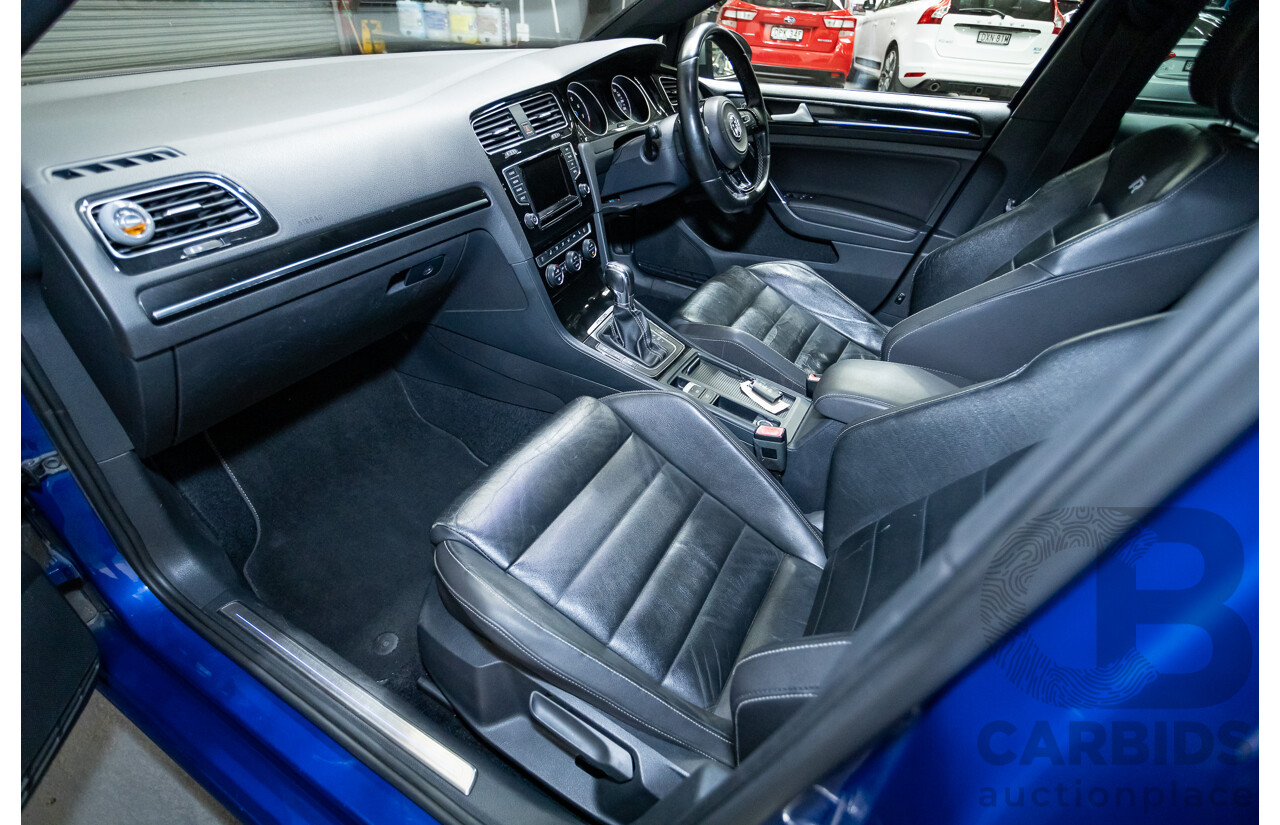 5/2014 Volkswagen Golf R Mk7 (AWD) AU MY14 5d Hatchback Lapiz Blue Metallic Turbo 2.0L