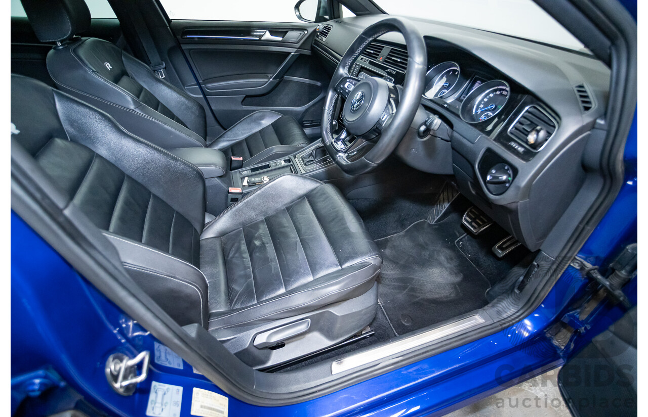 5/2014 Volkswagen Golf R Mk7 (AWD) AU MY14 5d Hatchback Lapiz Blue Metallic Turbo 2.0L