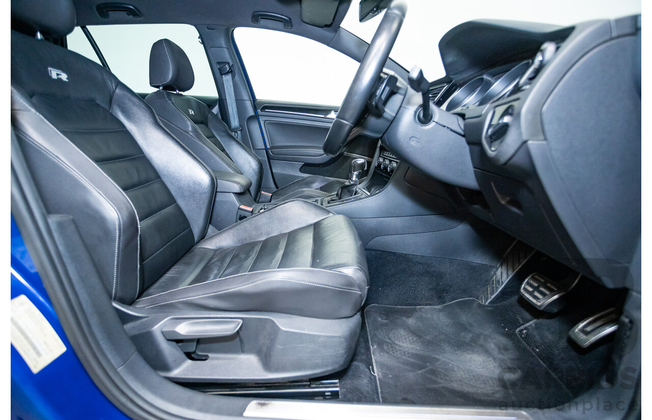 5/2014 Volkswagen Golf R Mk7 (AWD) AU MY14 5d Hatchback Lapiz Blue Metallic Turbo 2.0L