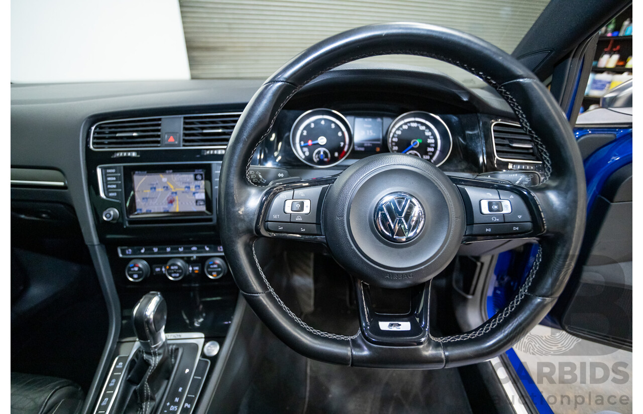 5/2014 Volkswagen Golf R Mk7 (AWD) AU MY14 5d Hatchback Lapiz Blue Metallic Turbo 2.0L